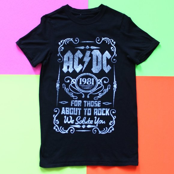 Other - REMAKE AC/DC 1981 For Those About To Rock Band Tee